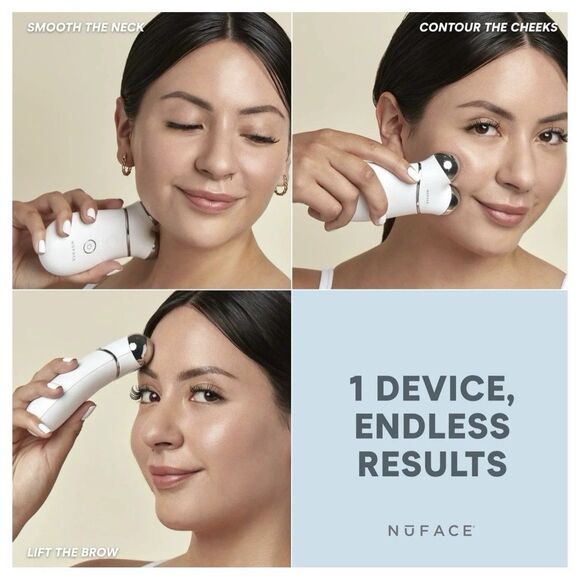 Nuface Trinity+ Boost w/ Effective Lip & Eye Attachment & Activator Gel - Picture 5 of 7